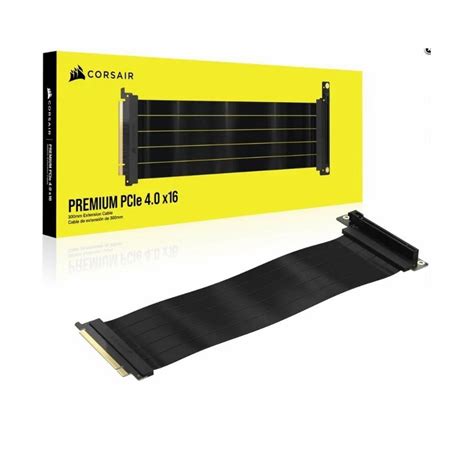 Premium PCIe 4.0 x16 Extension Cable, 300mm .